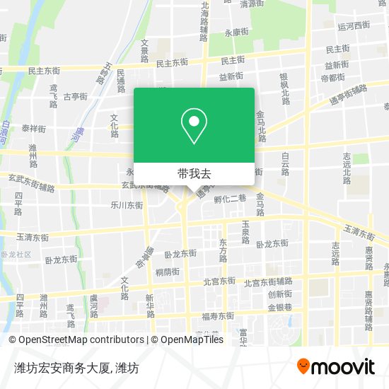潍坊宏安商务大厦地图