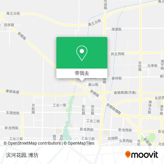 滨河花园地图