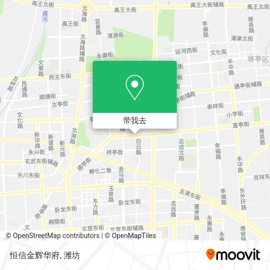 恒信金辉华府地图