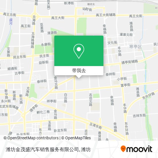 潍坊金茂盛汽车销售服务有限公司地图