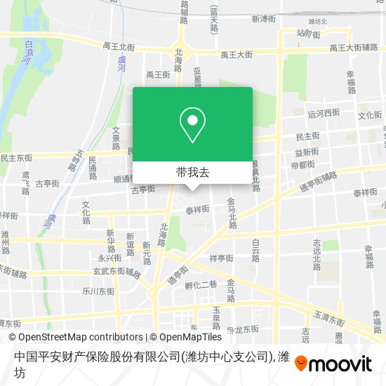 中国平安财产保险股份有限公司(潍坊中心支公司)地图