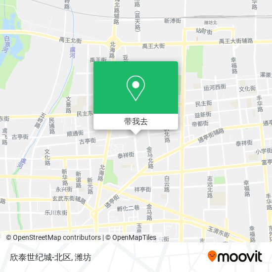 欣泰世纪城-北区地图