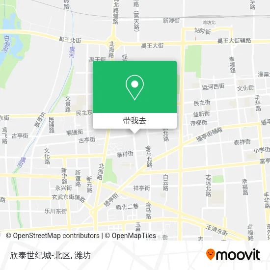 欣泰世纪城-北区地图