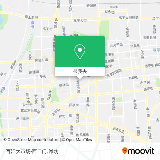 百汇大市场-西二门地图