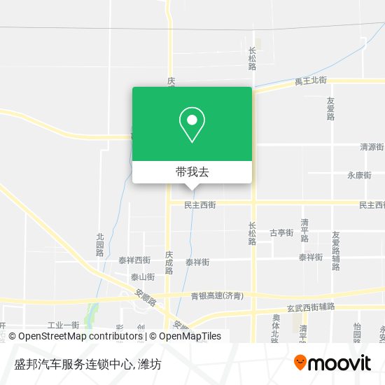 盛邦汽车服务连锁中心地图