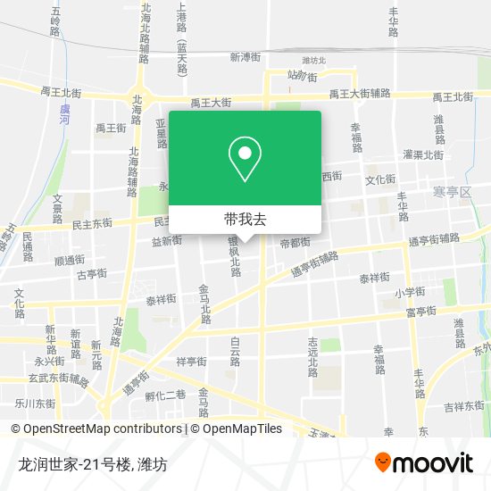 龙润世家-21号楼地图
