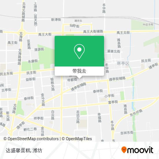 达盛馨蛋糕地图