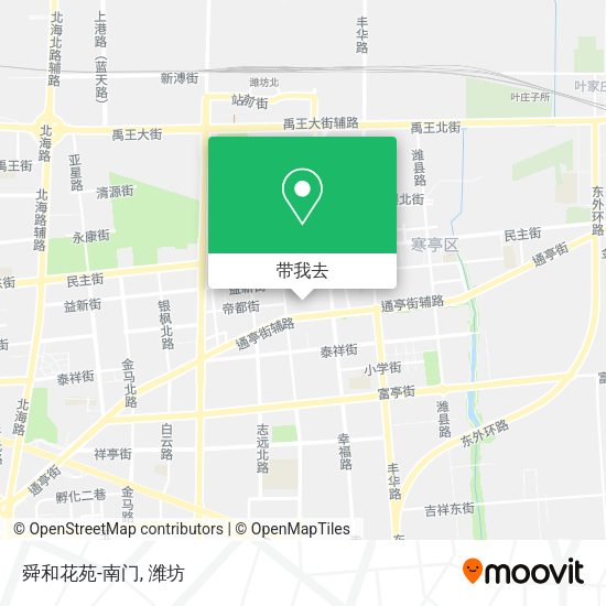 舜和花苑-南门地图