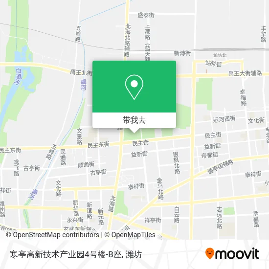 寒亭高新技术产业园4号楼-B座地图
