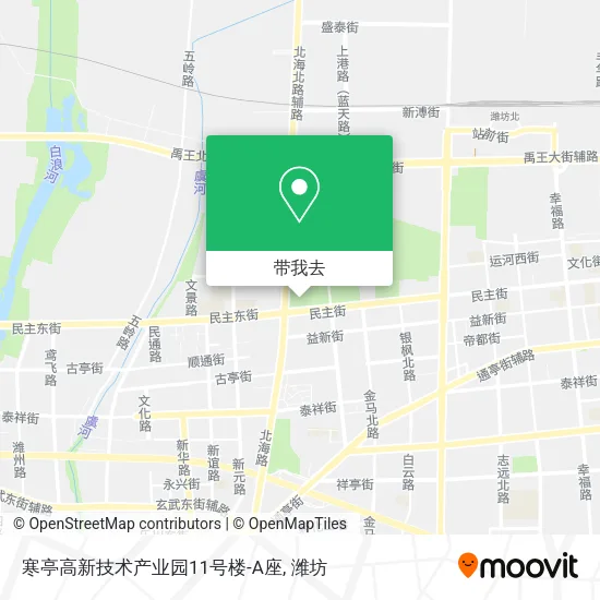 寒亭高新技术产业园11号楼-A座地图