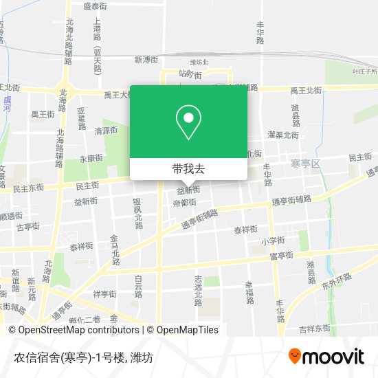 农信宿舍(寒亭)-1号楼地图