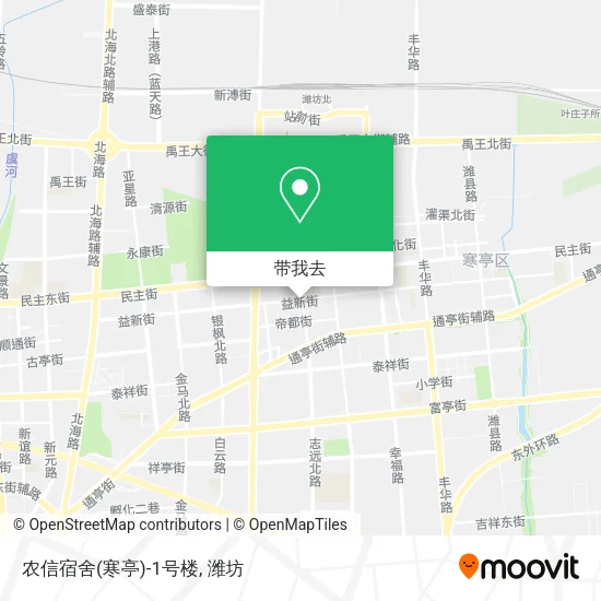 农信宿舍(寒亭)-1号楼地图