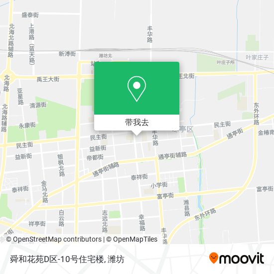 舜和花苑D区-10号住宅楼地图