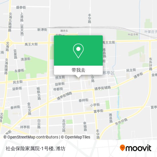 社会保险家属院-1号楼地图