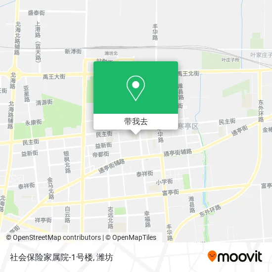 社会保险家属院-1号楼地图
