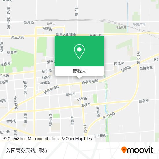 芳园商务宾馆地图
