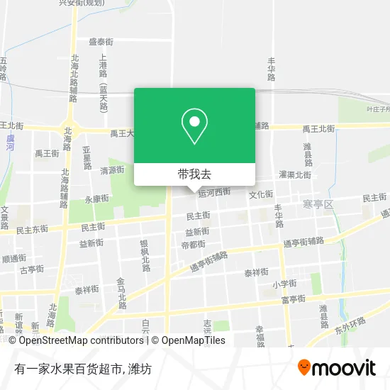 有一家水果百货超市地图