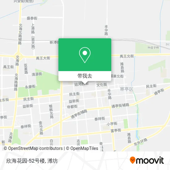 欣海花园-52号楼地图