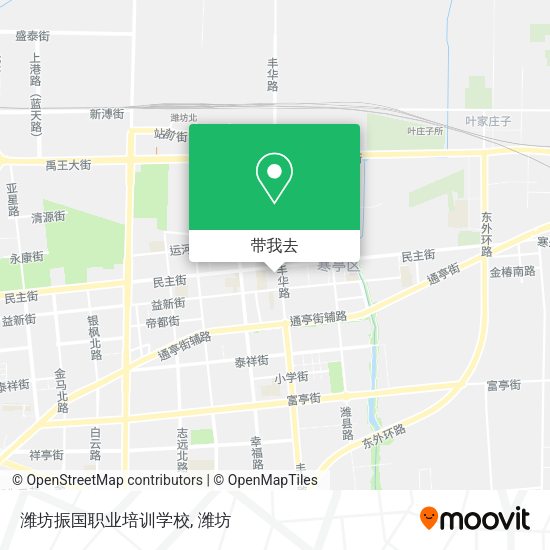 潍坊振国职业培训学校地图