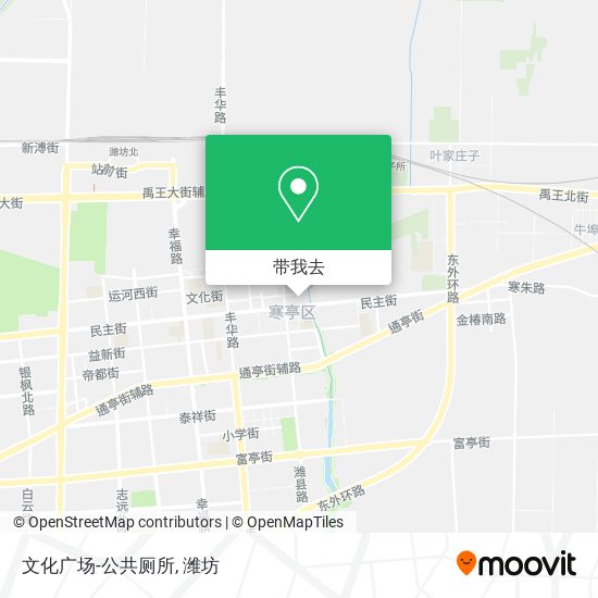 文化广场-公共厕所地图