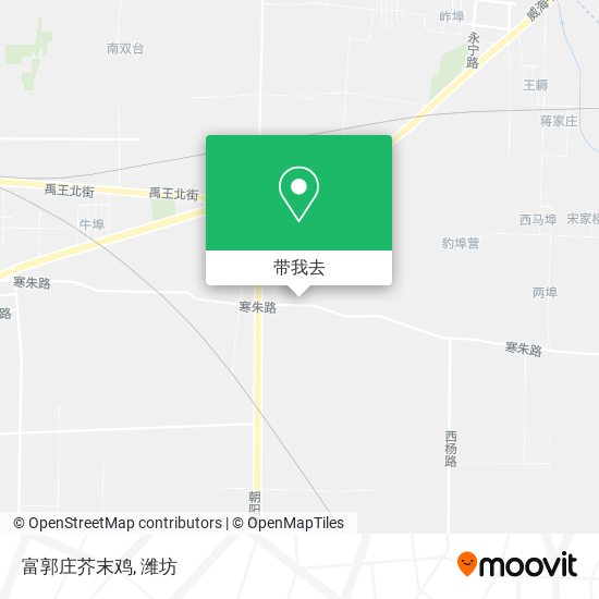 富郭庄芥末鸡地图