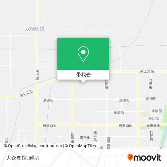 大众餐馆地图