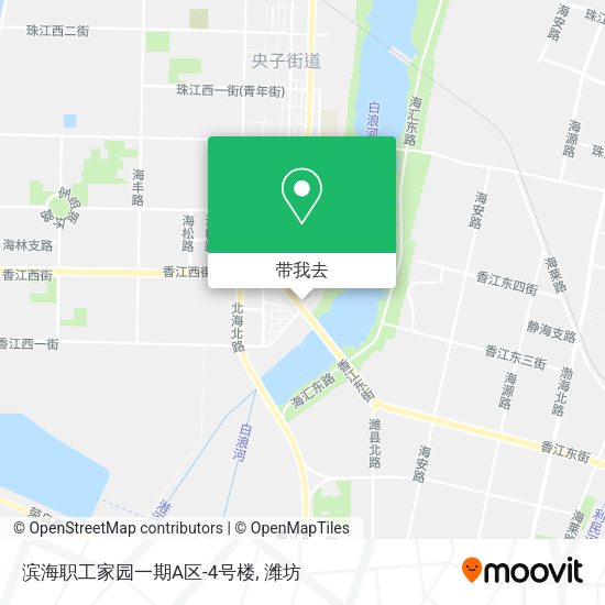 滨海职工家园一期A区-4号楼地图