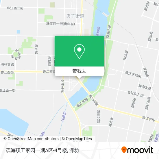 滨海职工家园一期A区-4号楼地图