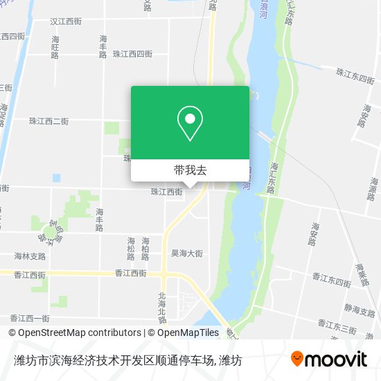 潍坊市滨海经济技术开发区顺通停车场地图