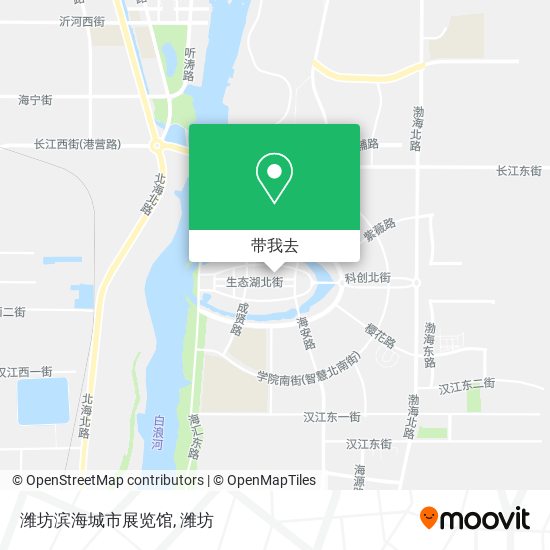 潍坊滨海城市展览馆地图
