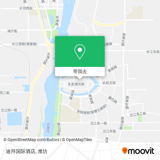 迪拜国际酒店地图