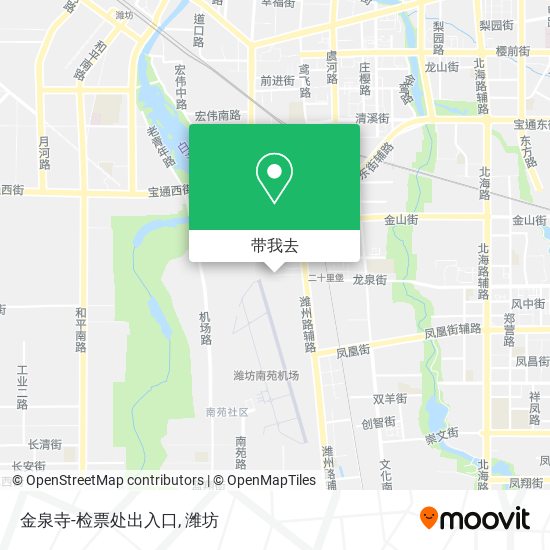 金泉寺-检票处出入口地图