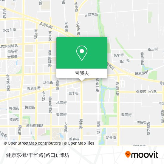 健康东街/丰华路(路口)地图
