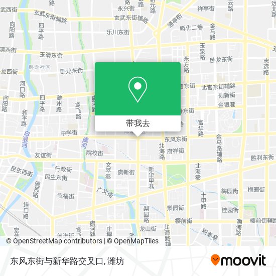东风东街与新华路交叉口地图