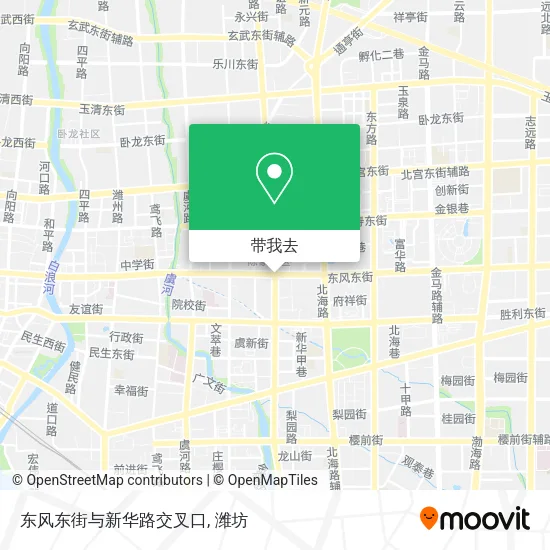 东风东街与新华路交叉口地图