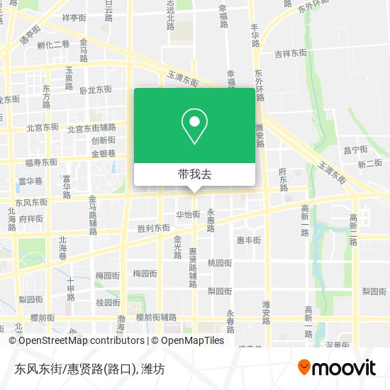 东风东街/惠贤路(路口)地图