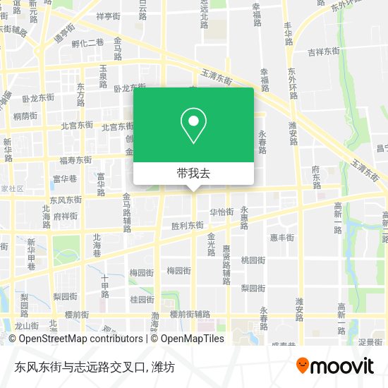 东风东街与志远路交叉口地图