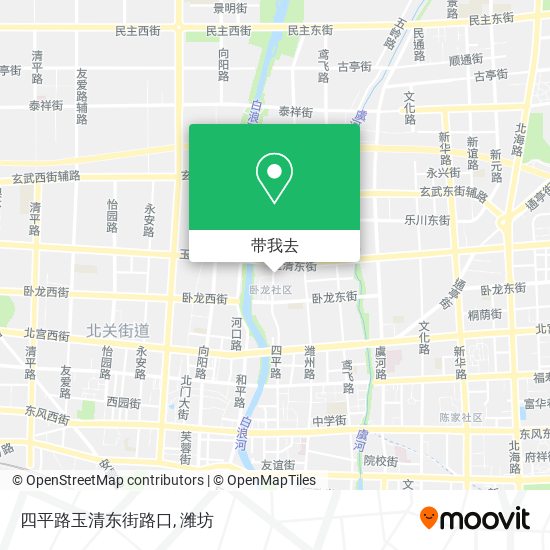 四平路玉清东街路口地图