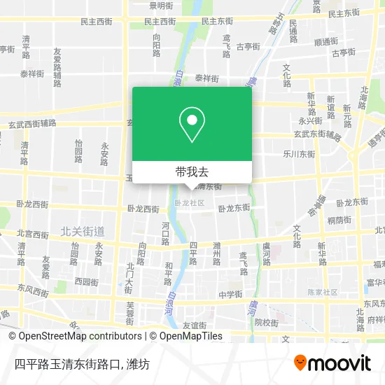 四平路玉清东街路口地图