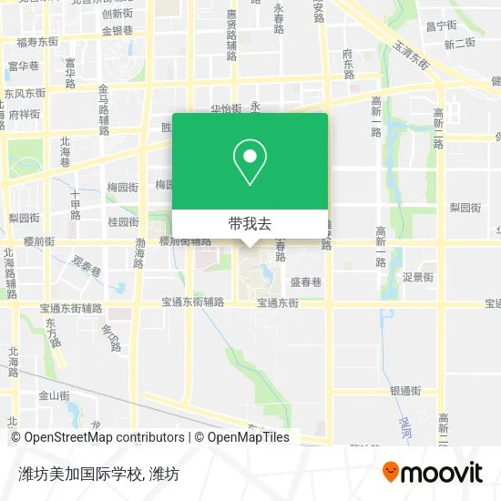 潍坊美加国际学校地图