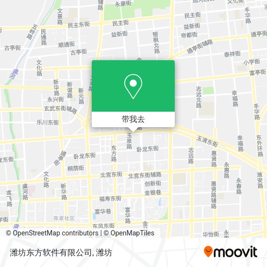 潍坊东方软件有限公司地图