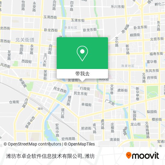 潍坊市卓企软件信息技术有限公司地图