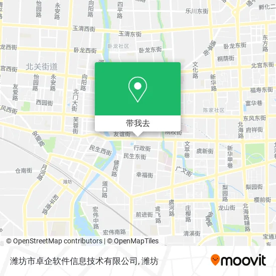 潍坊市卓企软件信息技术有限公司地图