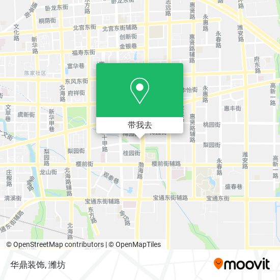 华鼎装饰地图