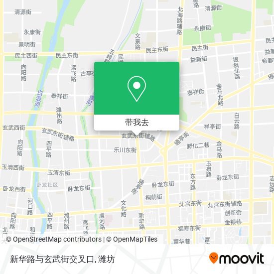 新华路与玄武街交叉口地图