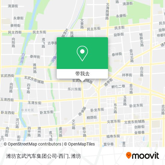 潍坊玄武汽车集团公司-西门地图