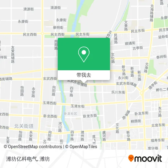 潍坊亿科电气地图