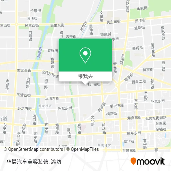 华晨汽车美容装饰地图