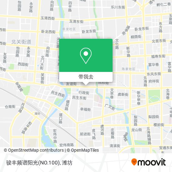骏丰频谱阳光(NO.100)地图