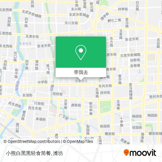 小熊白黑黑轻食简餐地图